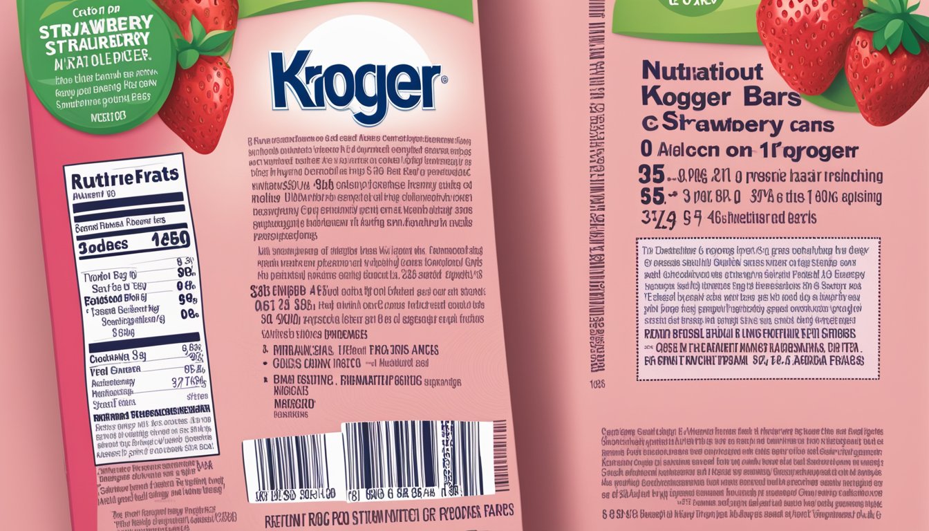 Kroger Strawberry Bars Nutritional Facts & More