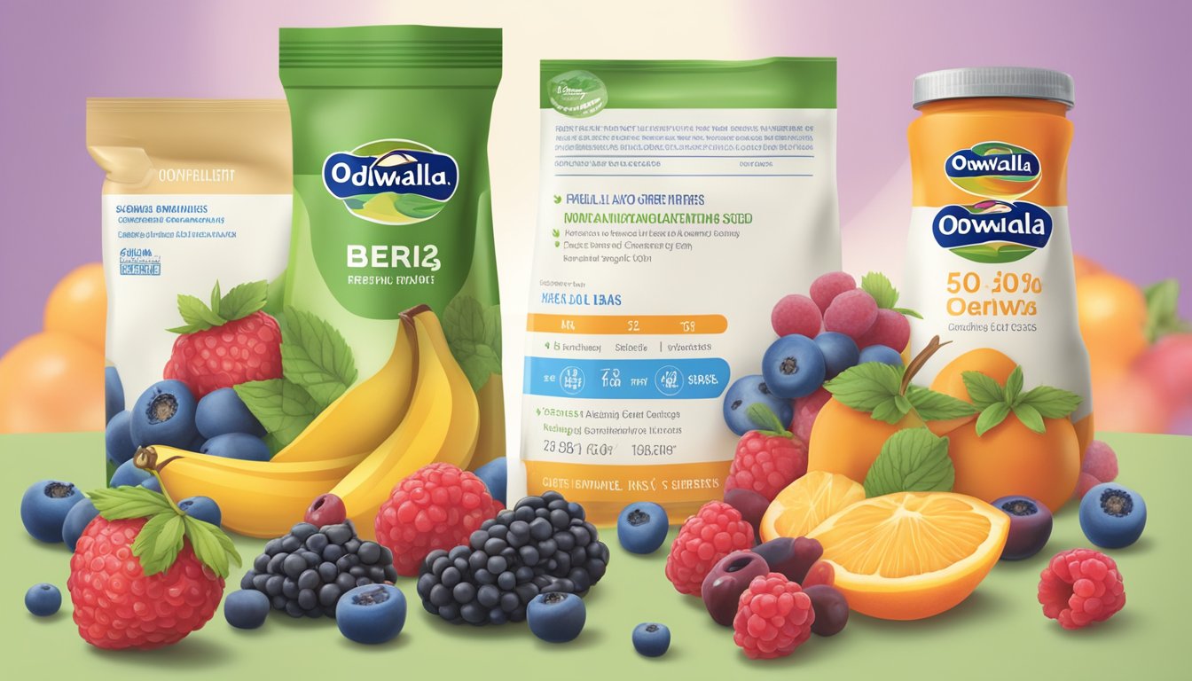 Odwalla Bar Berries GoMega Nutritional Facts & More